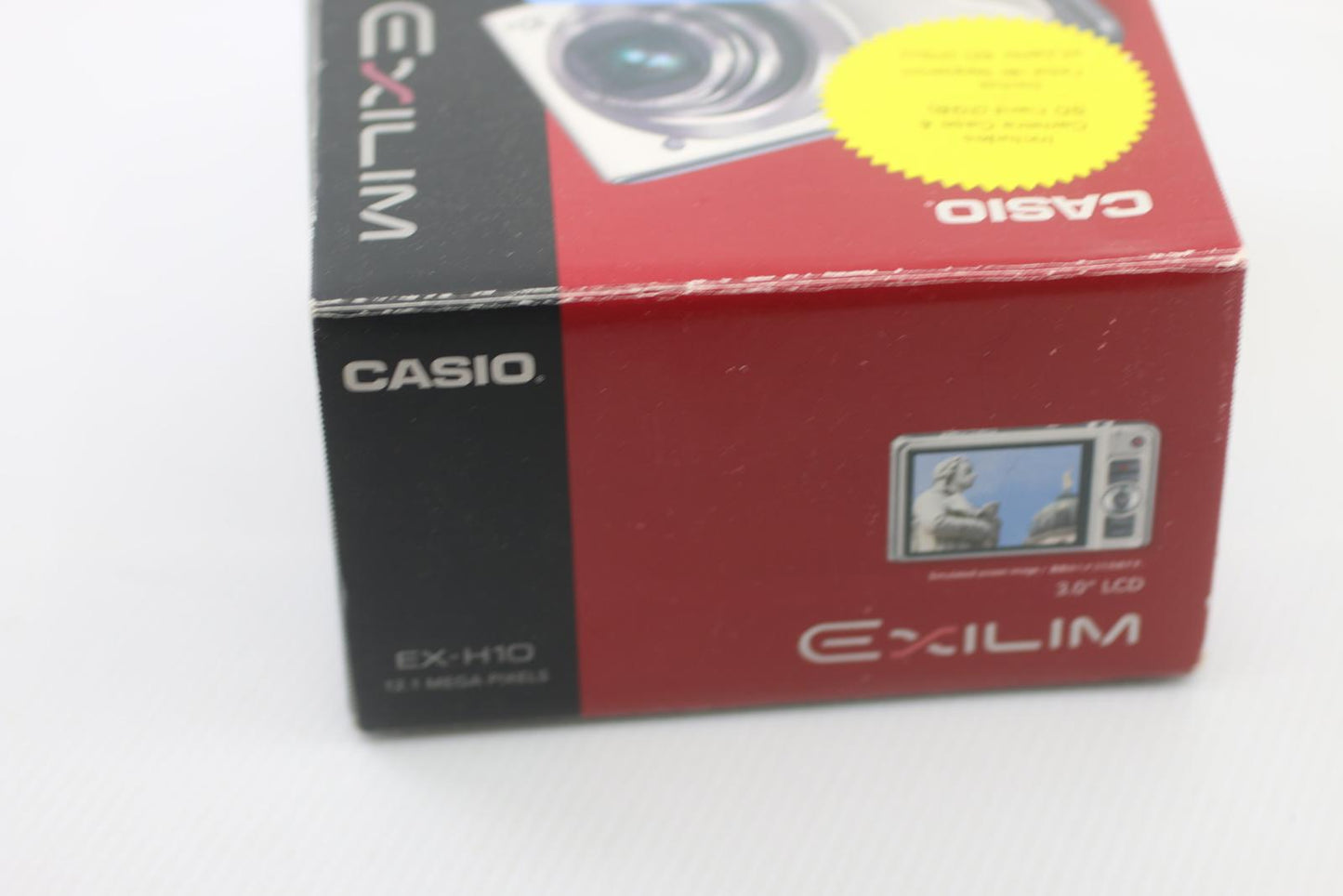 Casio Exilim EX-H10 12.1MP Digital Camera Black Boxed w/ Case SD Card