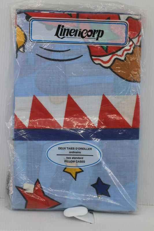 Vintage Linencorp Kids Pillowcases Set – 2 Standard Size – Sealed Cotton/Poly #5