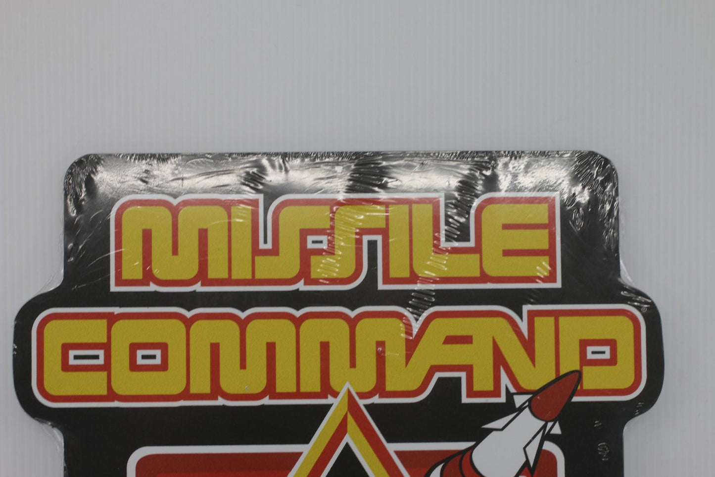 ATARI MISSILE COMMAND LOGO 11IN METAL SIGN