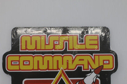 ATARI MISSILE COMMAND LOGO 11IN METAL SIGN
