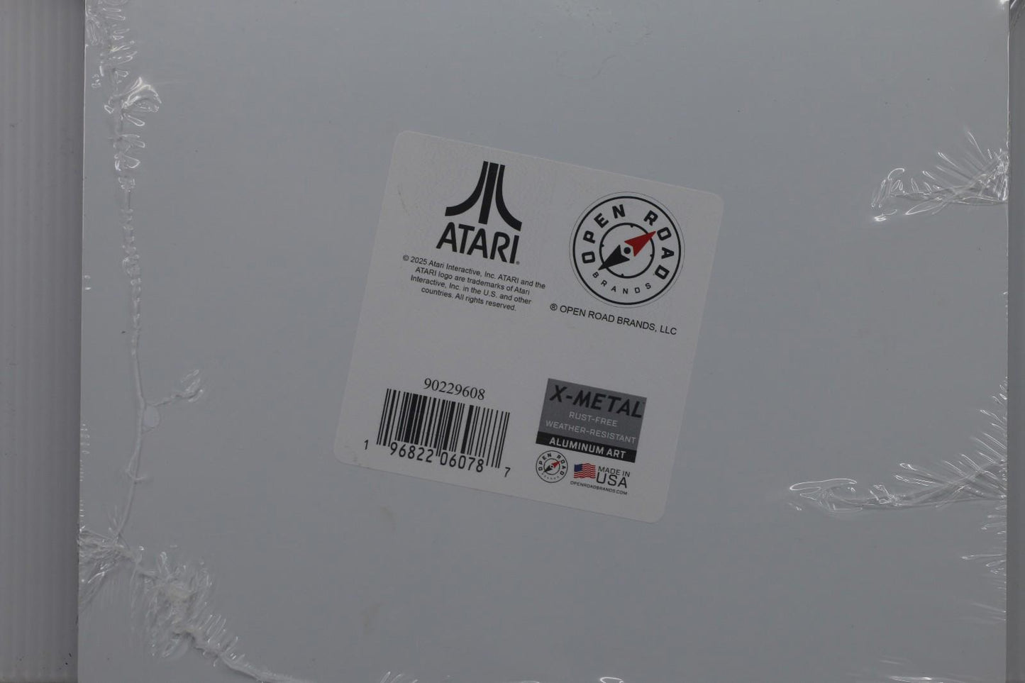 ATARI MISSILE COMMAND LOGO 11IN METAL SIGN
