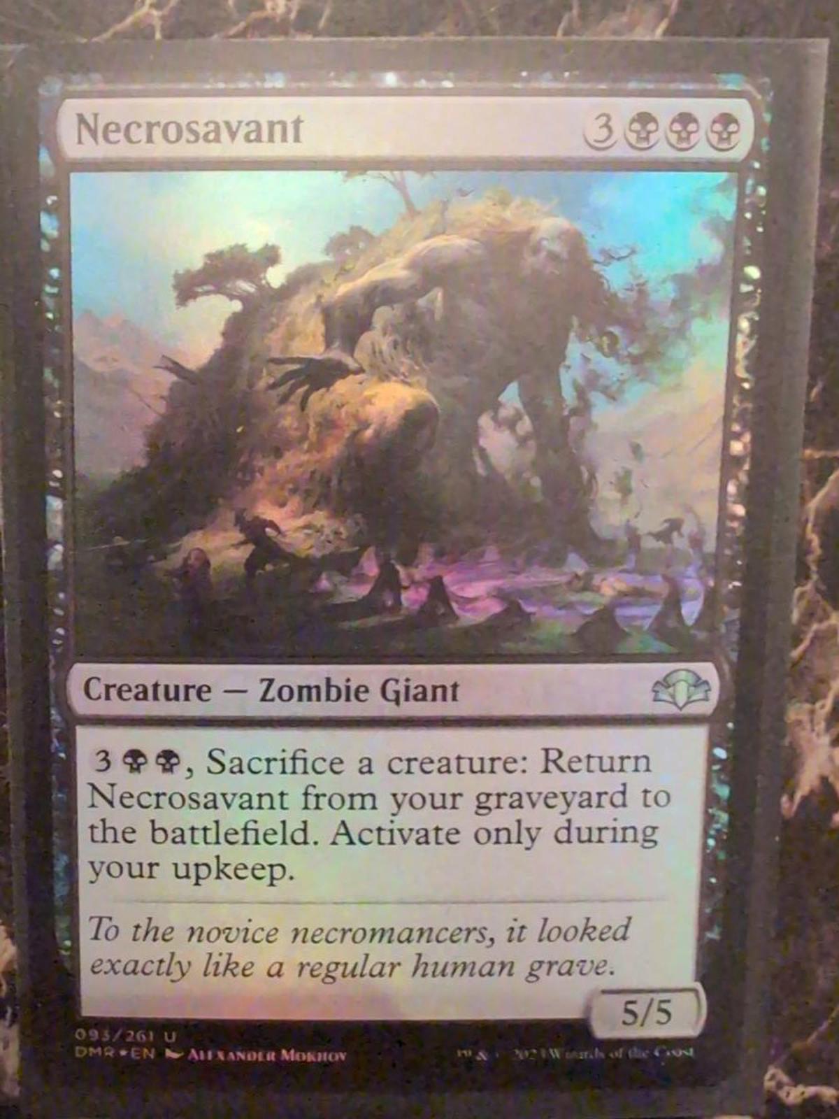 Necrosavant #93 Foil  Dominaria Remastered Magic The Gathering Card 1x MTG