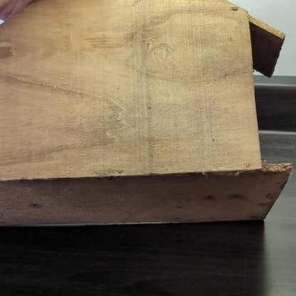 Rustic Nativity Scene Set with Colorful Figures Christmas Tree Jesus Creche Vtg