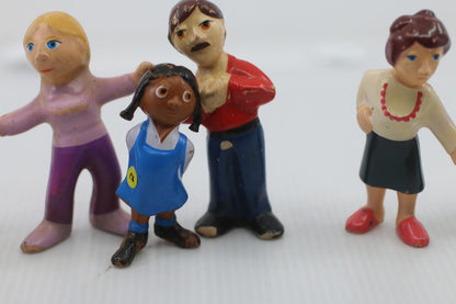 Lot de 8 figurines Passe-Partout vintage – Tous les personnages – Télé-Québec