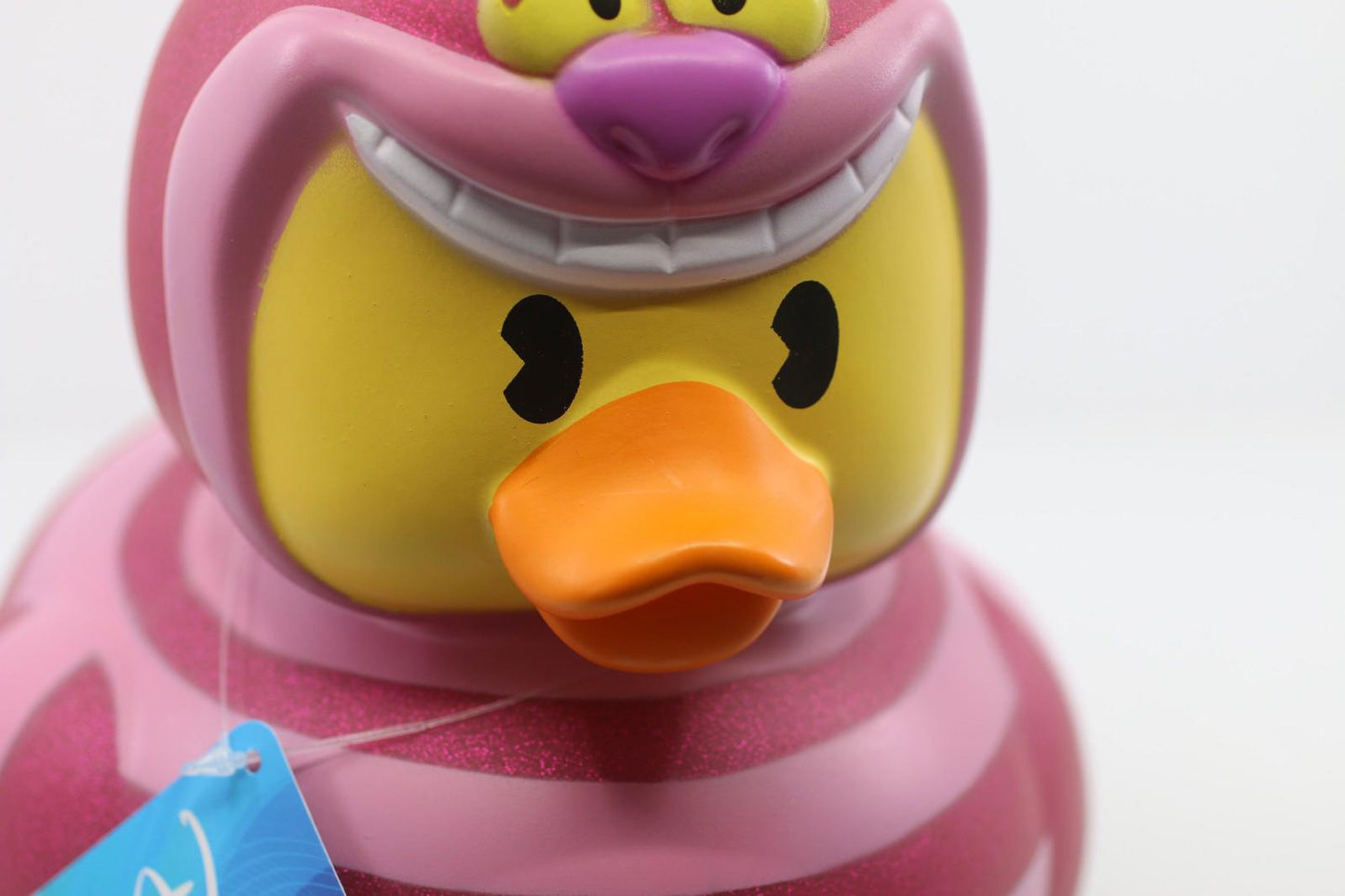 Disney Cheshire Cat Giant Jumbo Rubber Duckie Duck 9” Toy Figure New w Tags 9" H