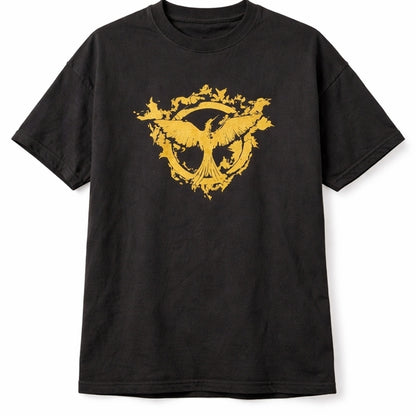 Hunger Games La Révolte Part 1 Women’s T-Shirt Medium Black French Promo