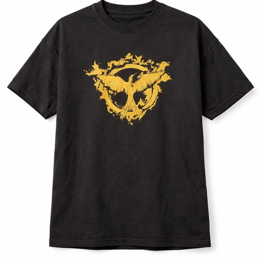 Hunger Games La Révolte Part 1 Women’s T-Shirt Medium Black French Promo