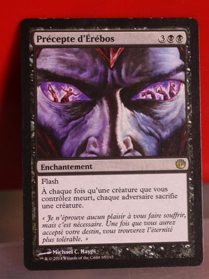 Mtg Précepte d'Érèbos Card French Dictate of Erebos francais Journey into Nyx