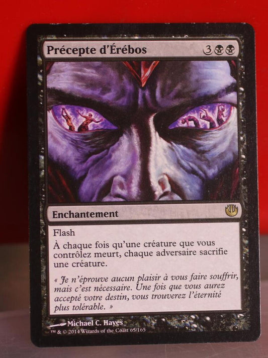 Mtg Précepte d'Érèbos Card French Dictate of Erebos francais Journey into Nyx
