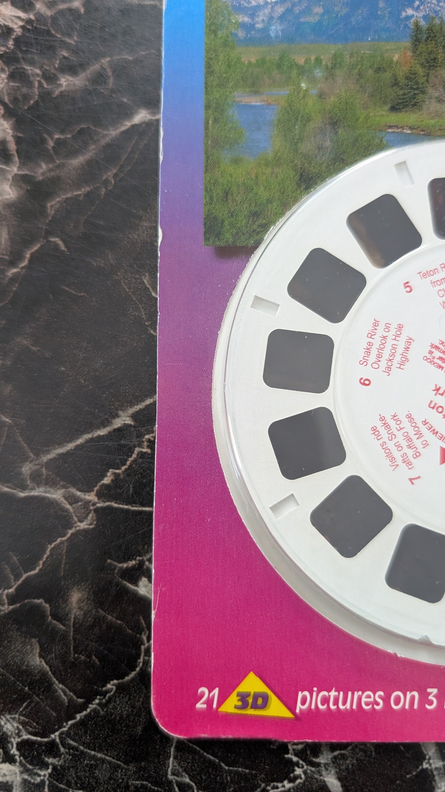 View-Master 3D Tour Reels – Grand Teton National Park – 21 Pictures – New Sealed