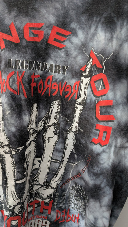 P.O.D. Youth of the Nation Tie Dye T-Shirt Unisex small Black Graphic Rock Tee