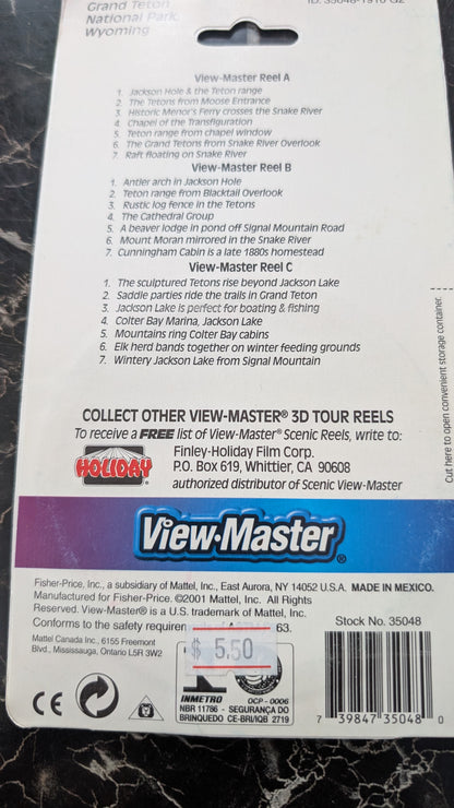 View-Master 3D Tour Reels – Grand Teton National Park – 21 Pictures – New Sealed