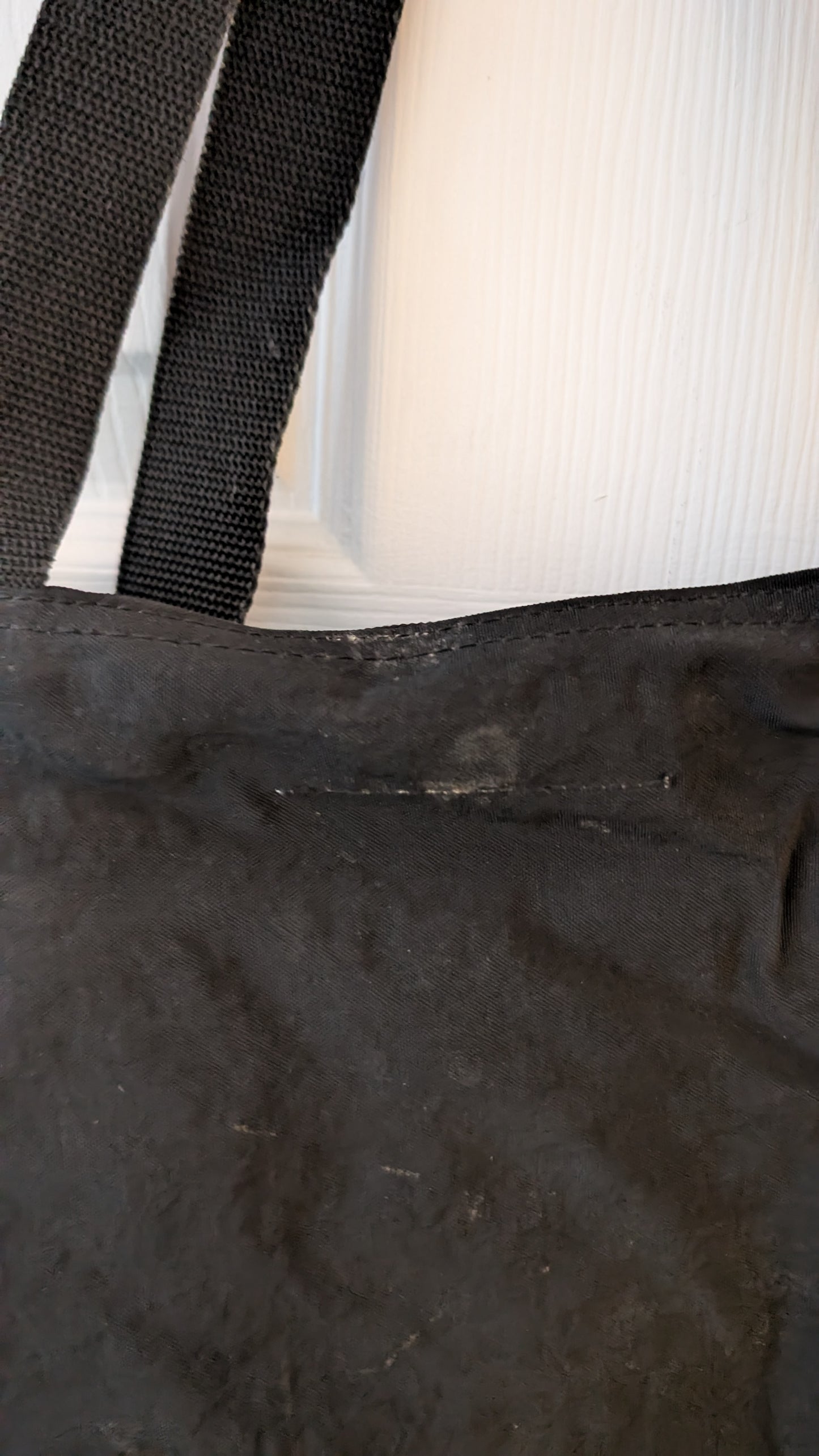 Walt Disney World Shoulder Tote Bag 20" Weekender Black Embroidered Characters