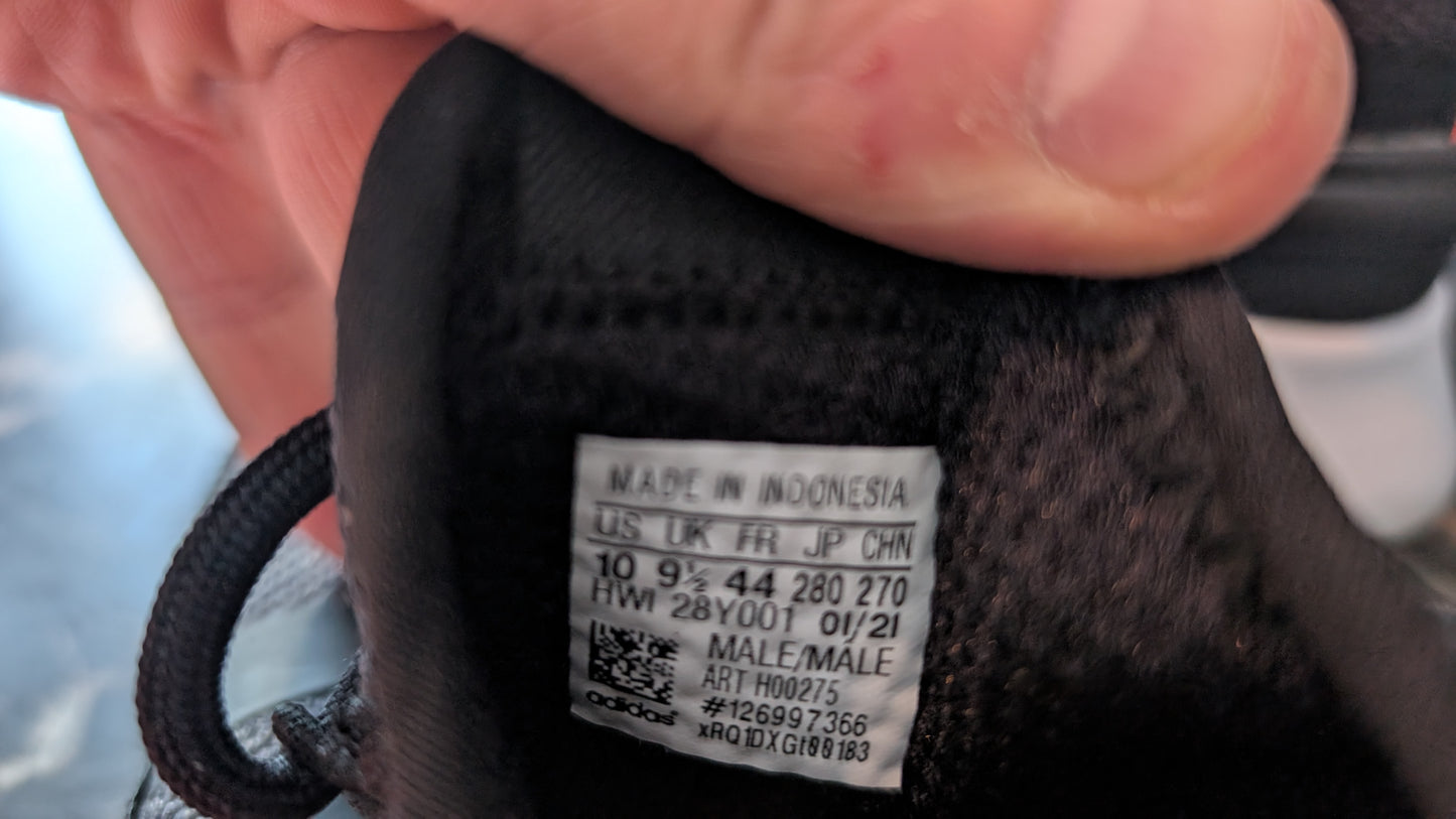 Adidas Cloudfoam Comfort Running Shoes Men’s US 10 Black Red H00275