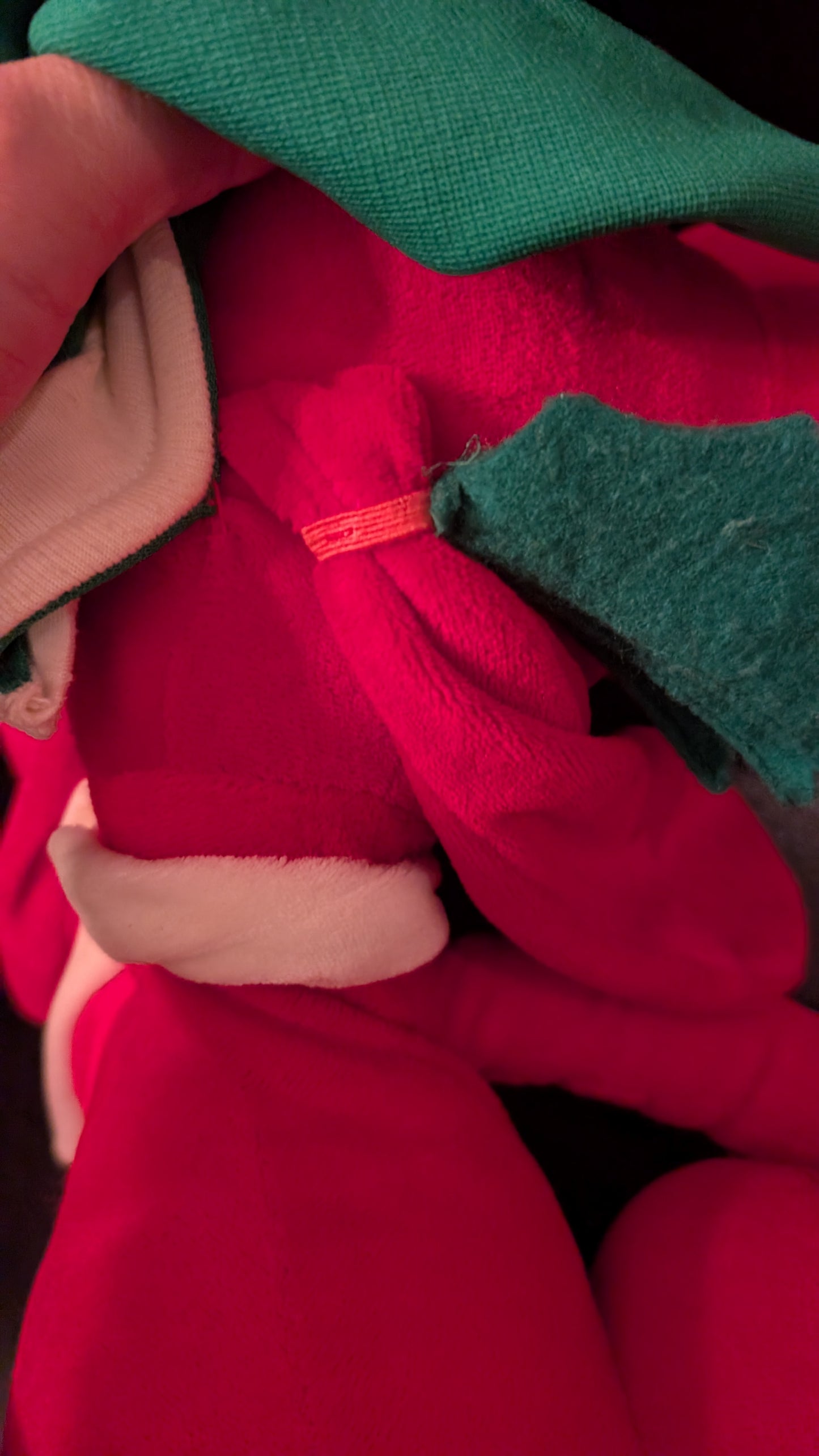 Vintage Clifford Red Dog Christmas Plush 1987 Commonwealth Toy Large Holiday