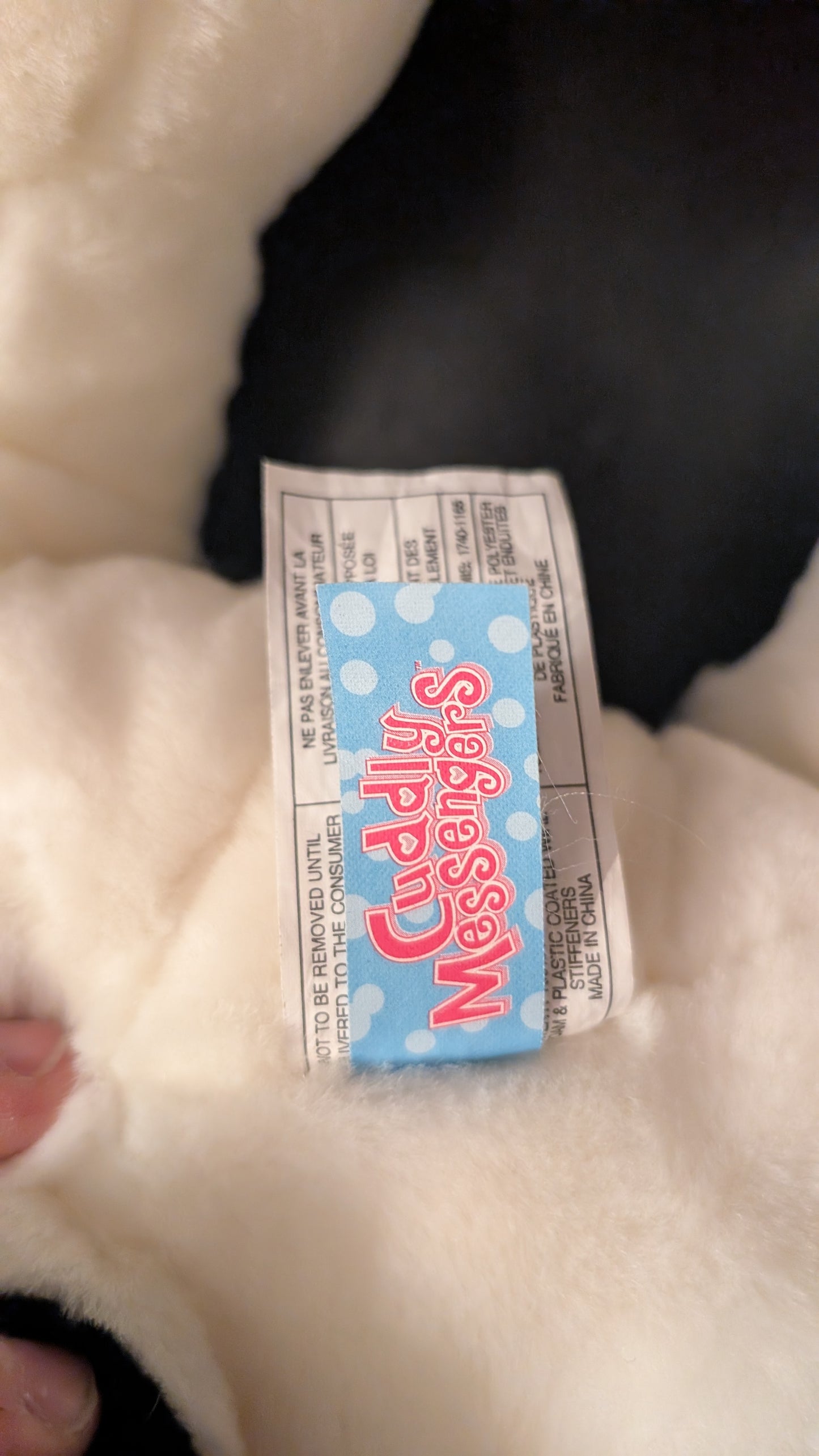 Vtg Cuddly Messengers Fido Dog Plush w/ Flower & Leash 22” 2003 Stuffed Toy