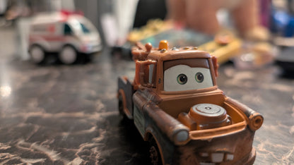 Disney Pixar Cars Tow Mater Diecast Tow Truck 1:55 Scale – cable guy – Loose