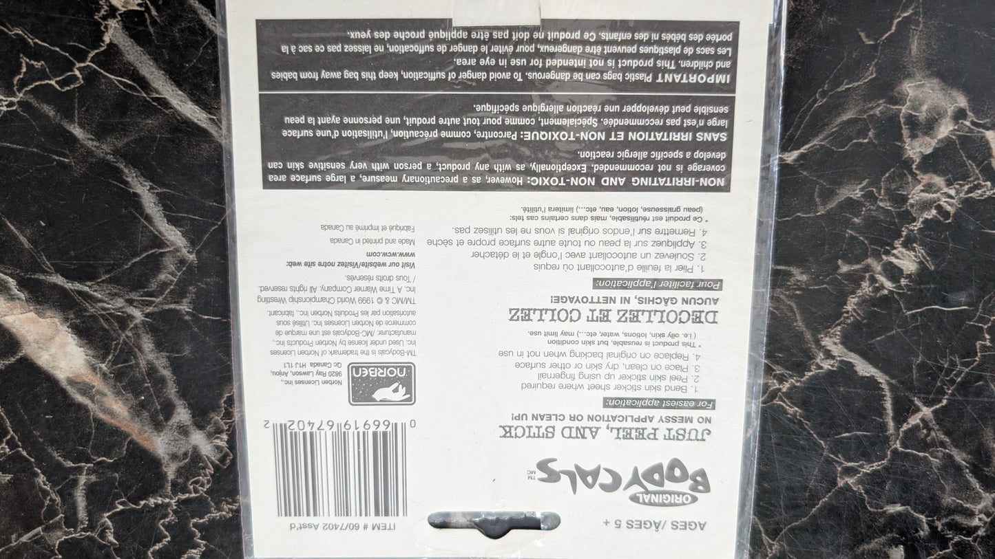 nWo Hollywood Hogan BodyCals Skin Stickers – WCW NWO – New Sealed (1999)