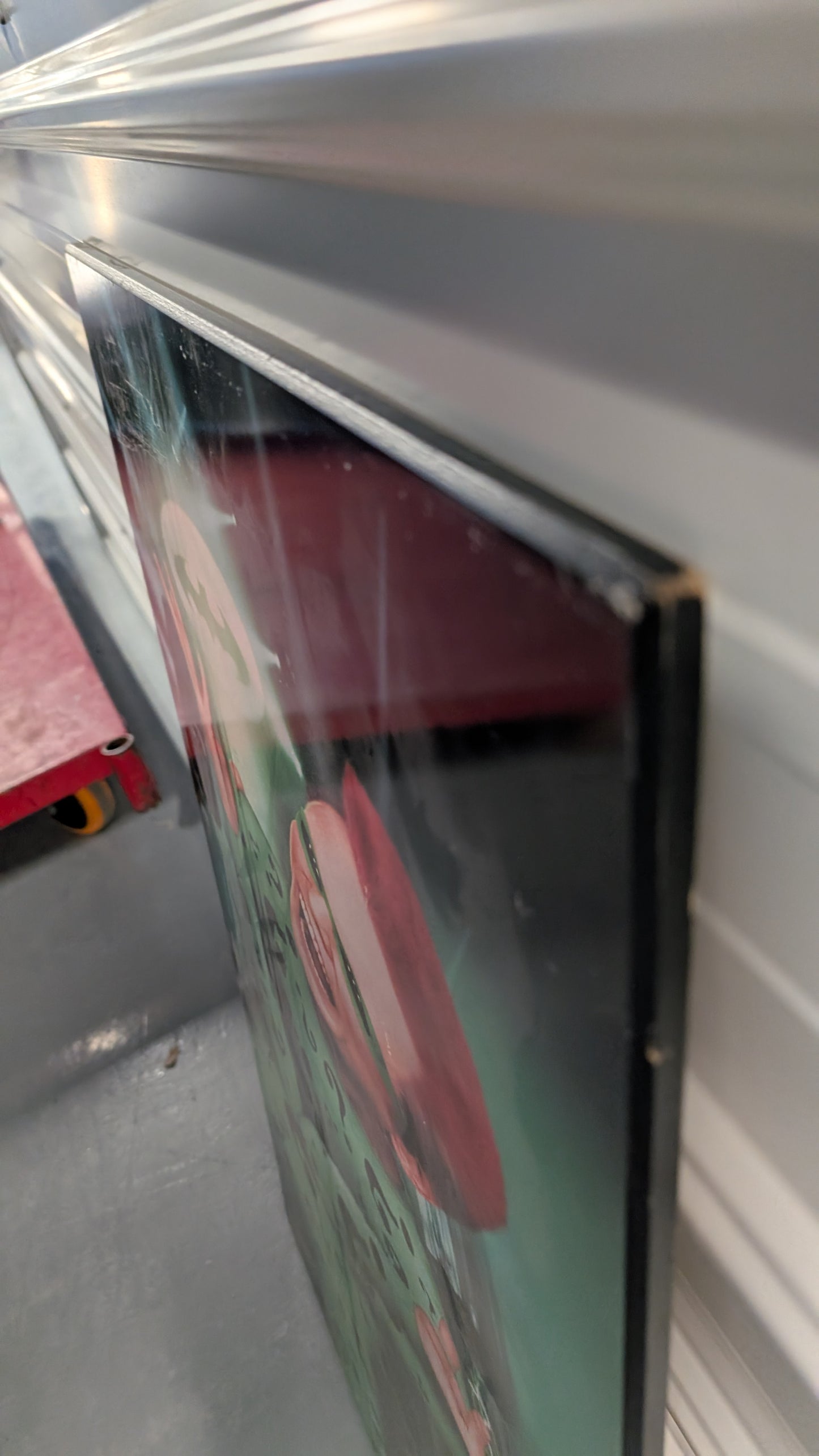 Dc comics Vintage Batman Riddler Jim Carrey Wood Panel Wall Art Approx Poster Size