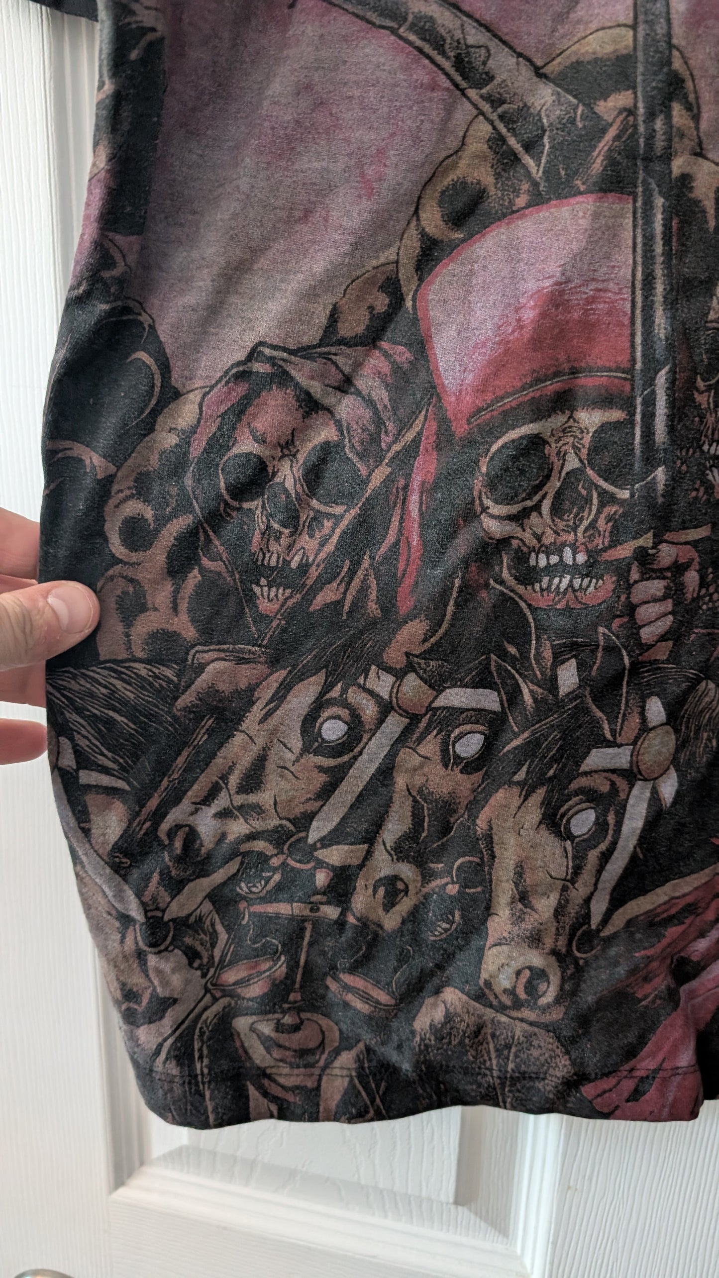 Metallica Graphic T-Shirt Black Size Small Licensed Band Tee 2021 Skull Rider Art