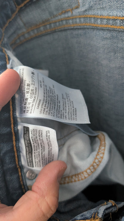 Levi’s 505 Regular Fit Jeans Men’s W36 L29 Blue Straight Leg Denim Zip Fly