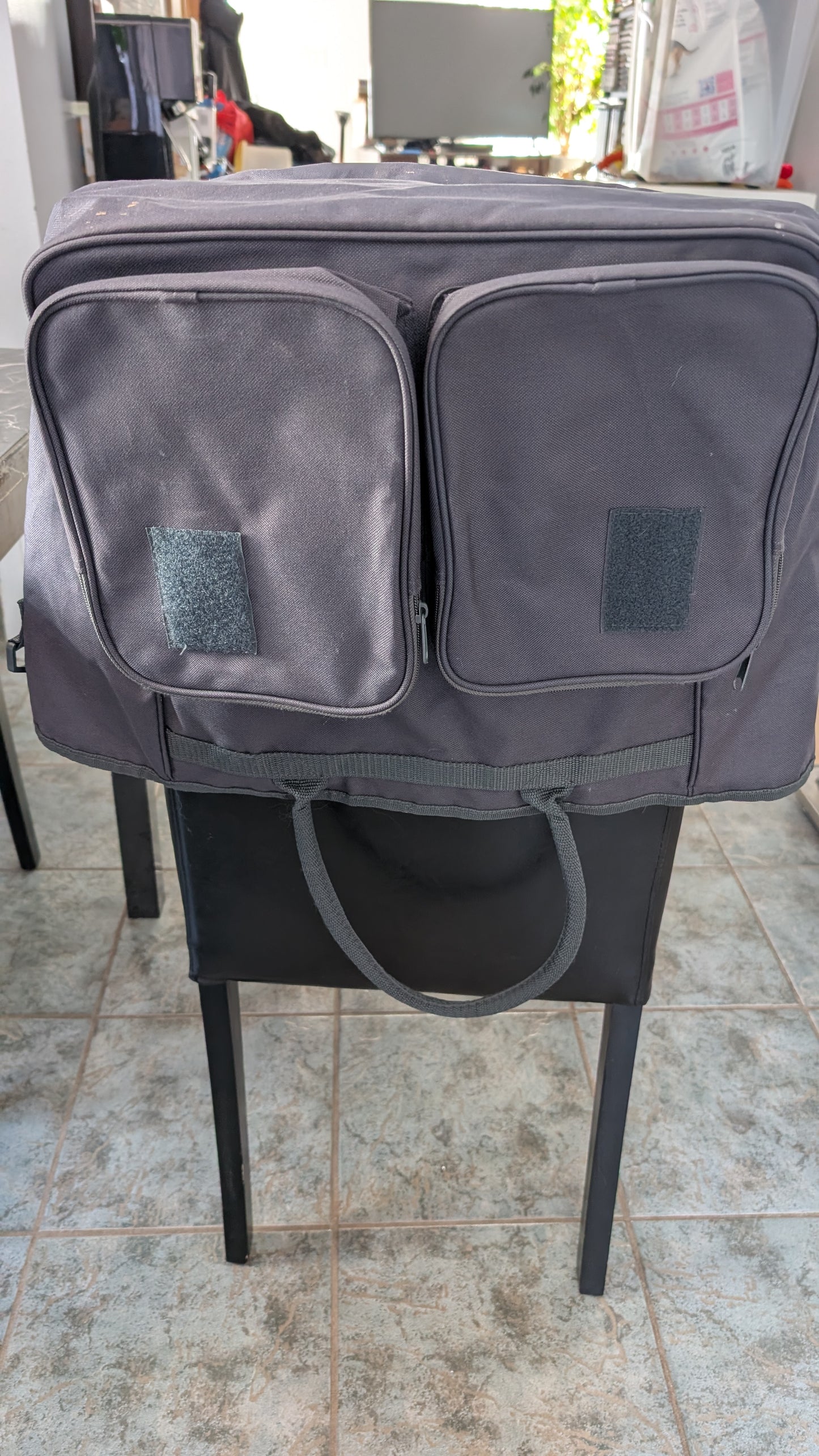 Vintage Tupperware Consultant Tote Duffle Shoulder Bag Organizer Black Logo