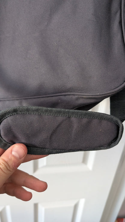 Vintage Tupperware Consultant Tote Duffle Shoulder Bag Organizer Black Logo