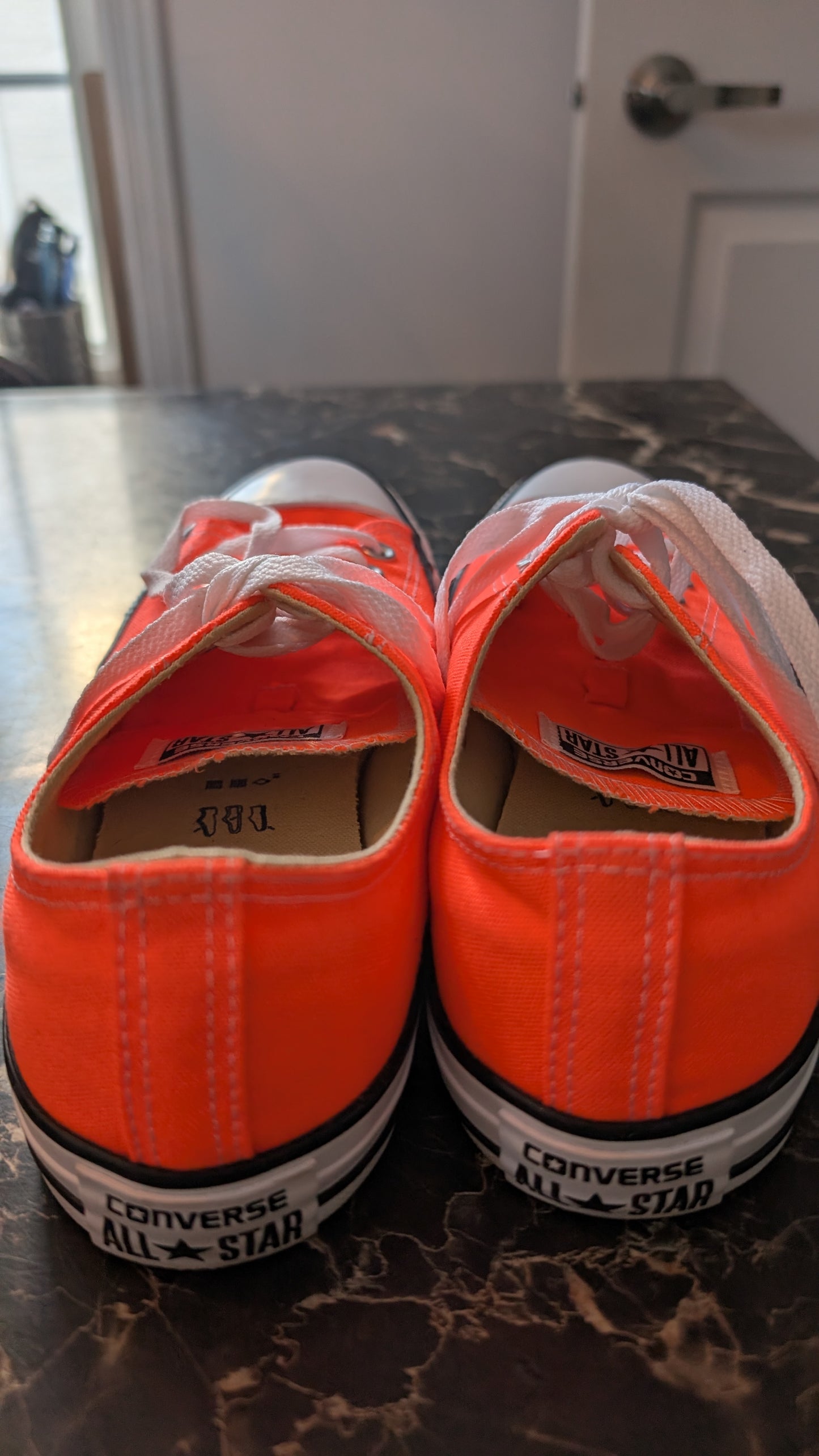 Converse Chuck Taylor All Star Low Orange Canvas Shoes Unisex mens US 9 EU 42.5 155735C