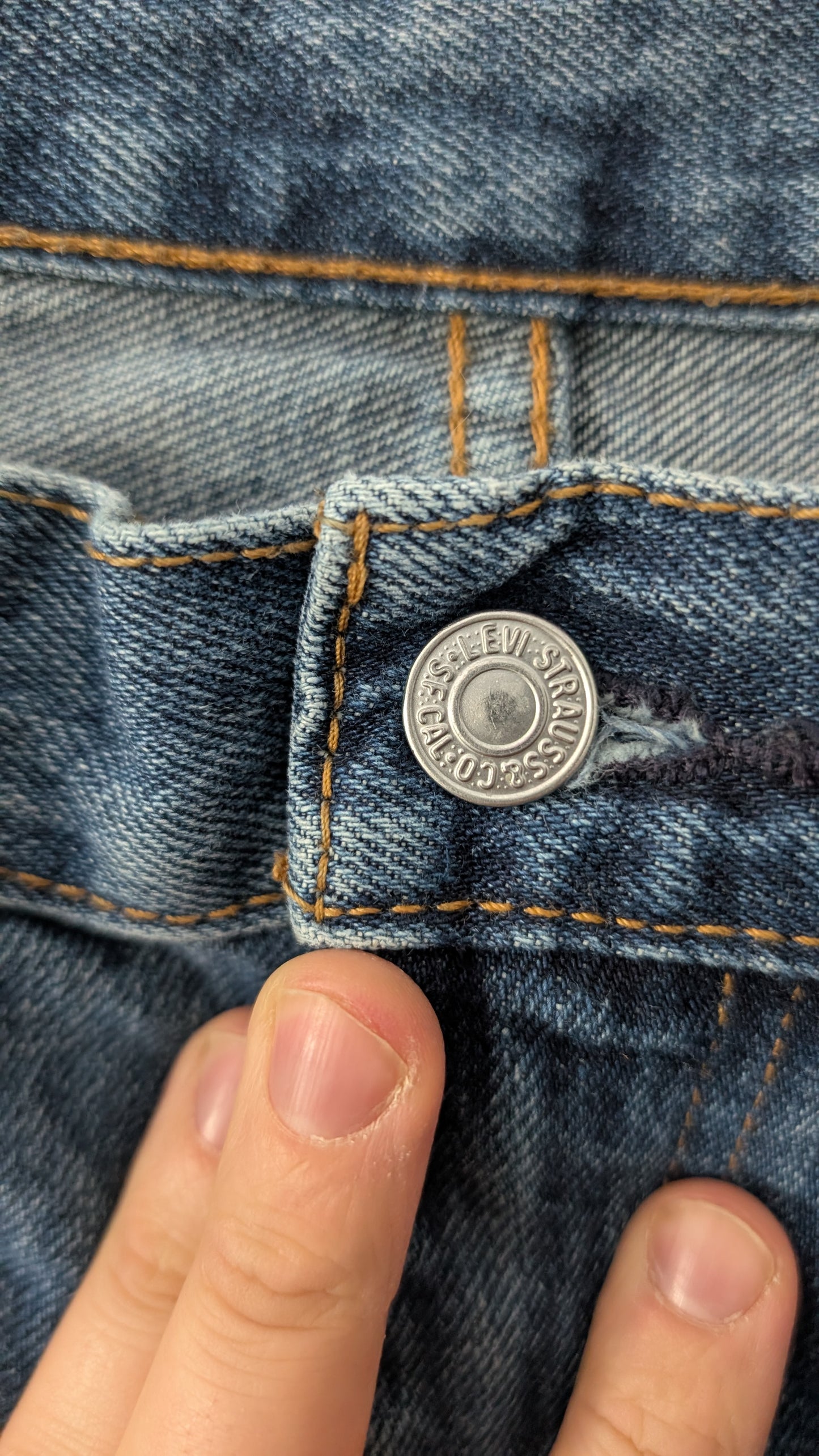 Levi’s 550 Relaxed Fit Jeans W32 L30 Blue Denim Original Riveted Pants