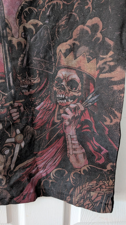 Metallica Graphic T-Shirt Black Size Small Licensed Band Tee 2021 Skull Rider Art