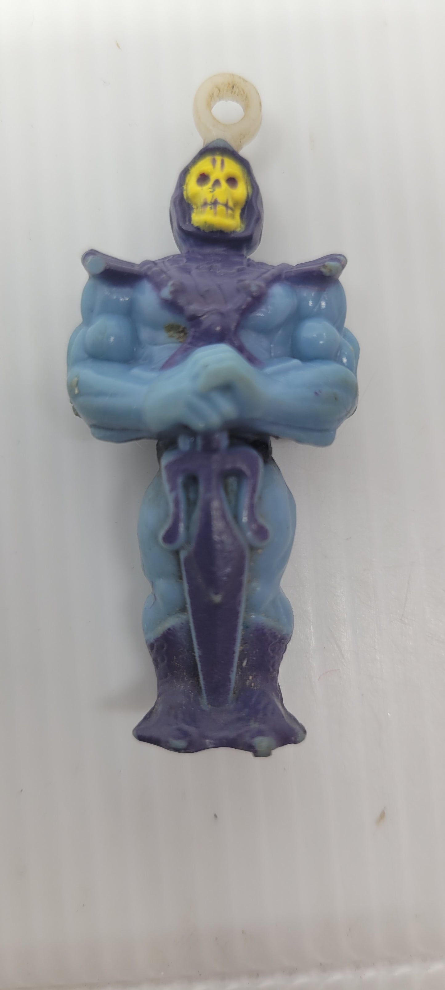 Vintage 1984 MOTU SKELETOR zipper clip 1984 mini figure Masters of the Universe!