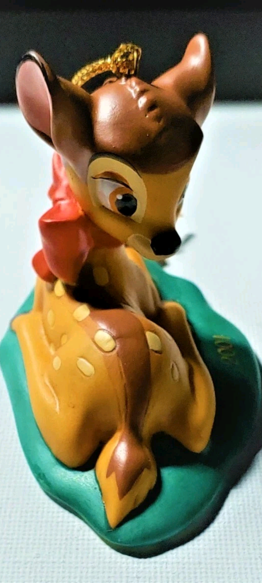 Grolier Collectibles Disney Bambi 2001 Dated Christmas Ornament New in Box 35500-993