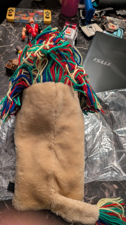 Vintage John Daly Winning Edge Designs Plush Lion Golf Club Driver Cover with tag