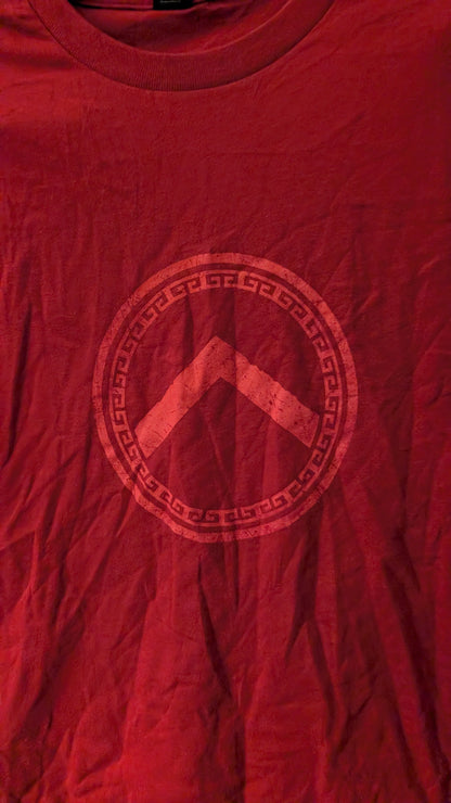 Ubisoft Quebec Assassin’s Creed Dev Team T-Shirt Red Abstergo Logo Anvil S