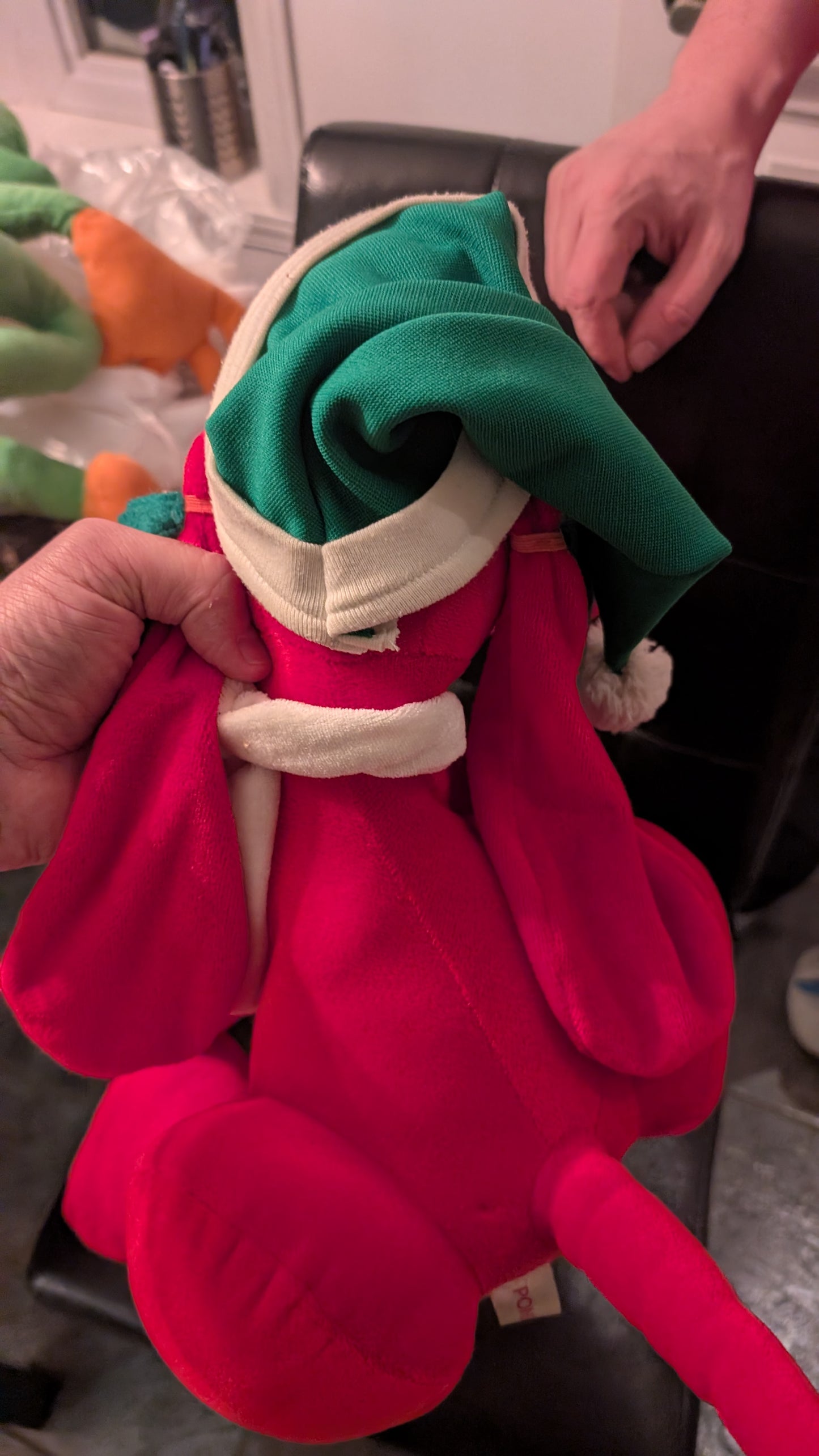 Vintage Clifford Red Dog Christmas Plush 1987 Commonwealth Toy Large Holiday