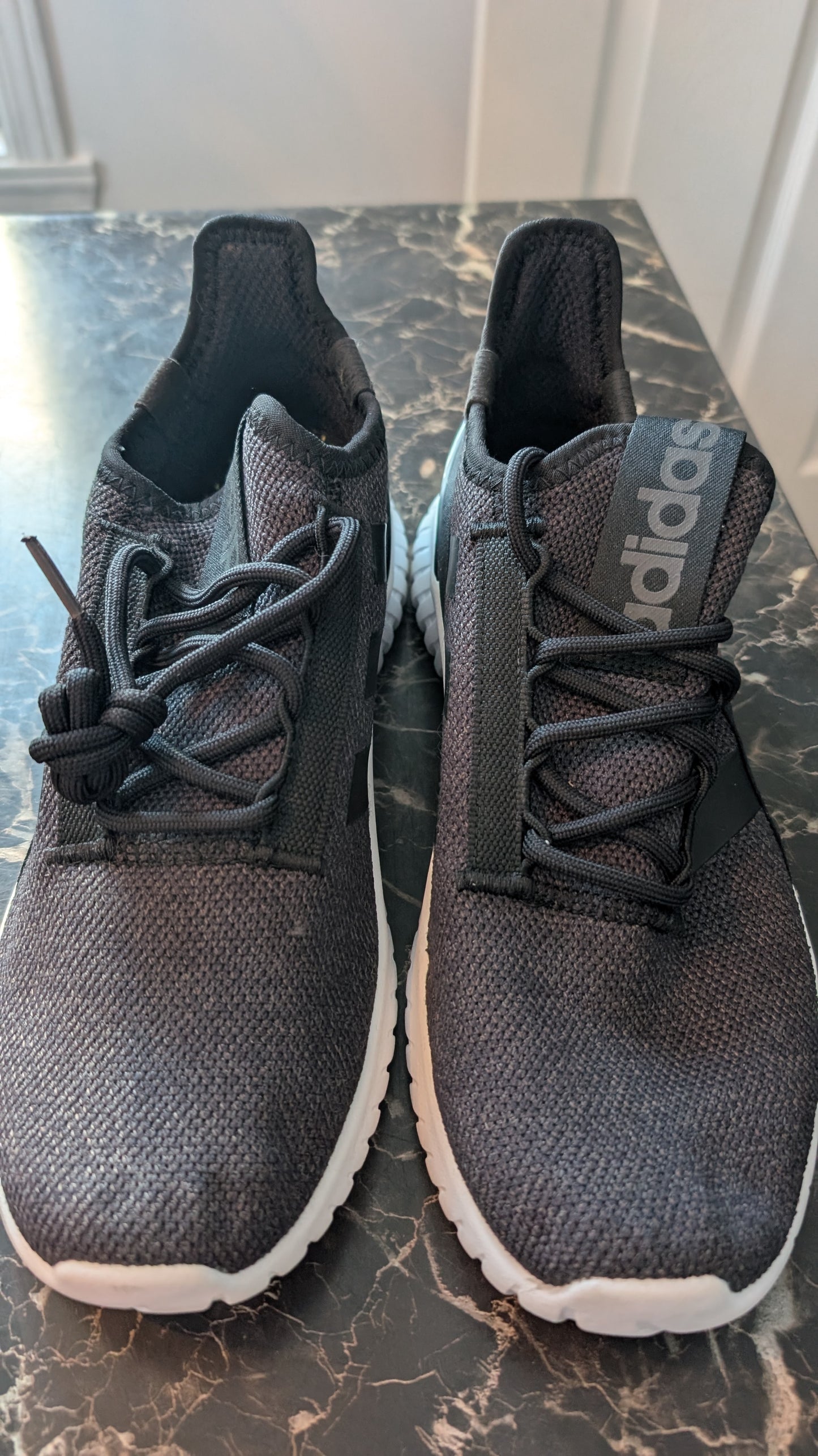 Adidas Cloudfoam Comfort Running Shoes Men’s US 10 Black Red H00275