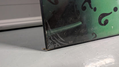 Dc comics Vintage Batman Riddler Jim Carrey Wood Panel Wall Art Approx Poster Size