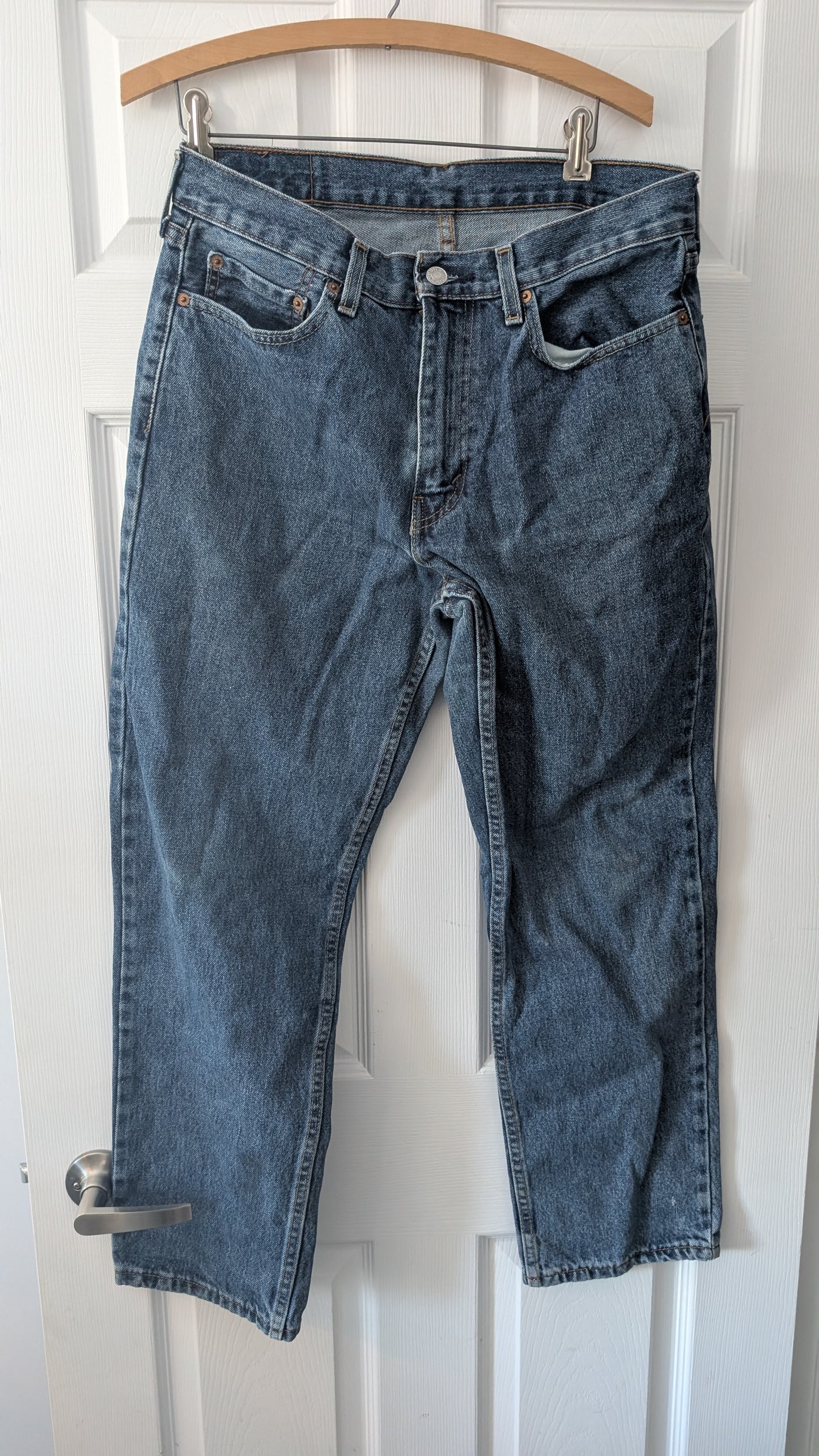 Levi’s 550 Relaxed Fit Jeans W32 L30 Blue Denim Original Riveted Pants
