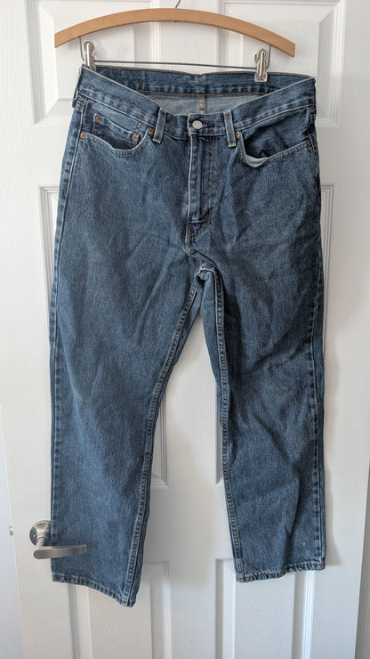 Levi’s 550 Relaxed Fit Jeans W32 L30 Blue Denim Original Riveted Pants