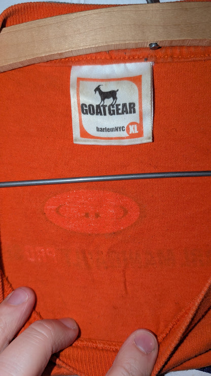 GOATGEAR 1963 New York T-Shirt Orange XL Earl Manigault Pro Series