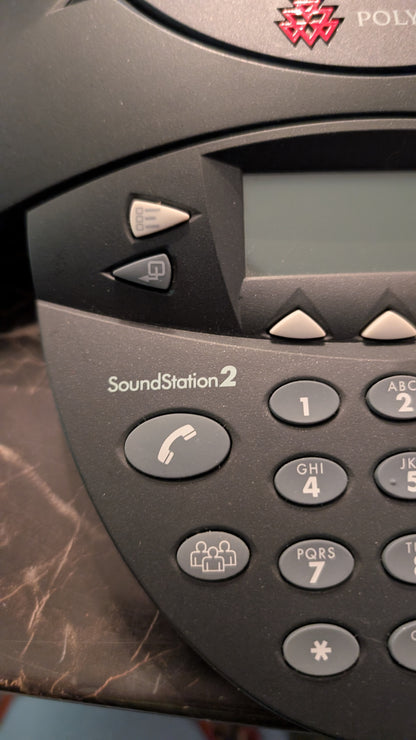 Polycom SoundStation2 Conference Phone 2201-16000-601 Non-Expandable