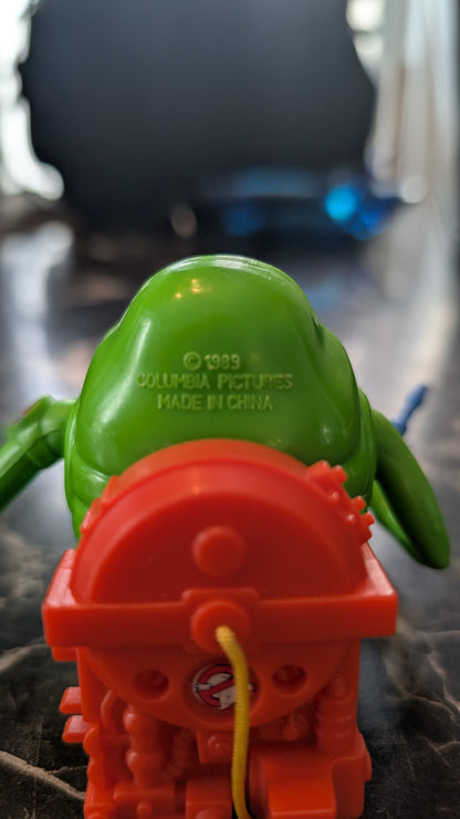 Kenner The Real Ghostbusters Figure Green Ghost Proton Pack Slimer (1989)
