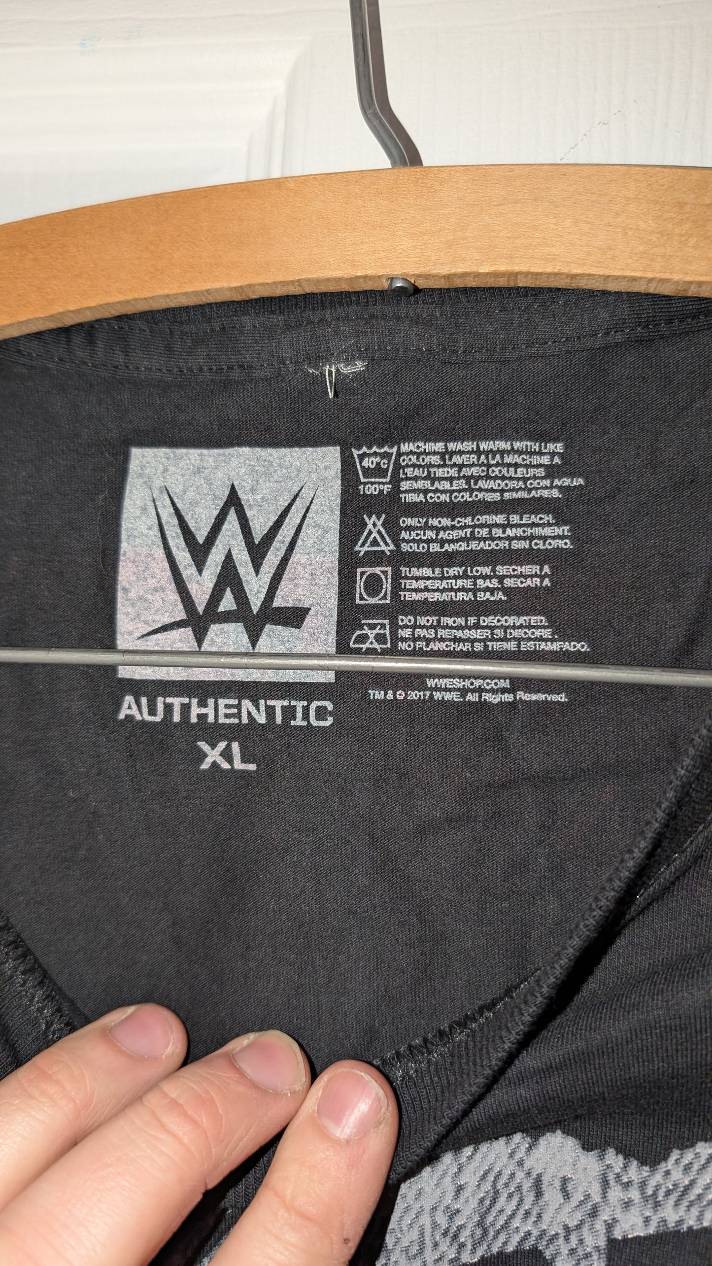 WWE Authentic “Just Keep Fighting” KO Kevin Owens T-Shirt Black XL Official