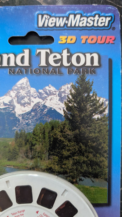 View-Master 3D Tour Reels – Grand Teton National Park – 21 Pictures – New Sealed