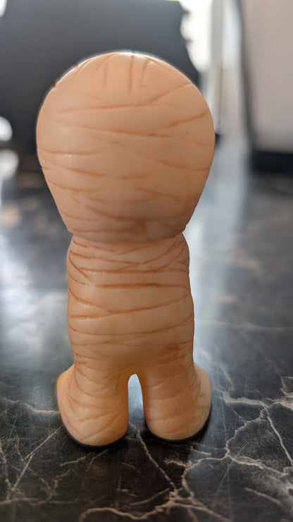 Vintage Loose Halloween Mummy Figure – Cartoony Monster Decoration Toy
