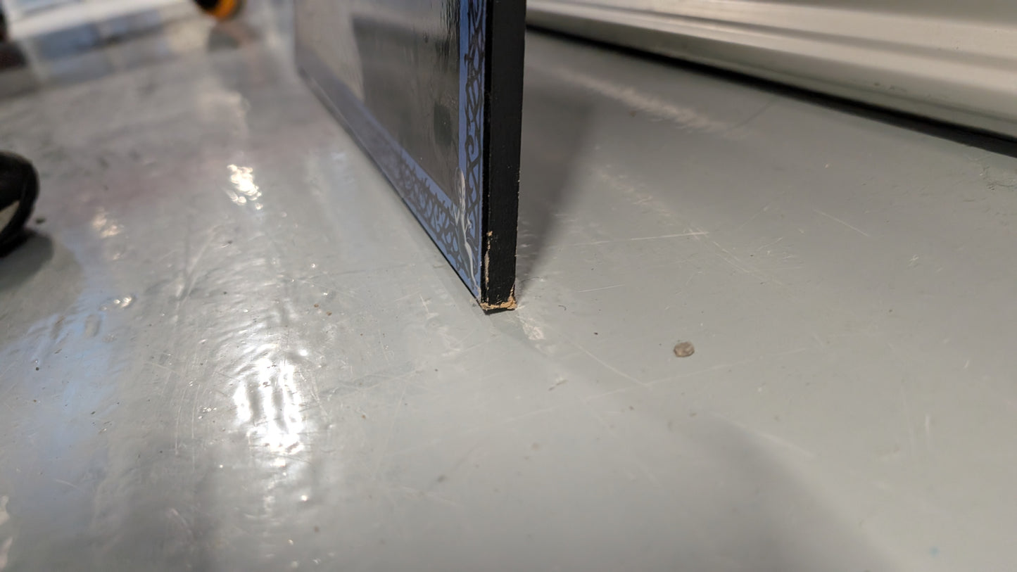 Vintage Casper The Friendly Ghost Wood Panel Wall Art Large Poster Size