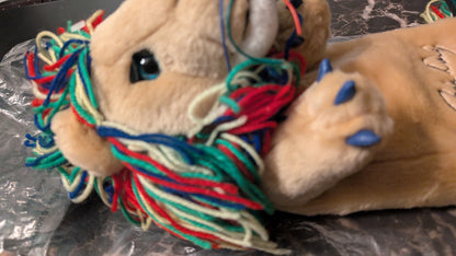 Vintage John Daly Winning Edge Designs Plush Lion Golf Club Driver Cover with tag