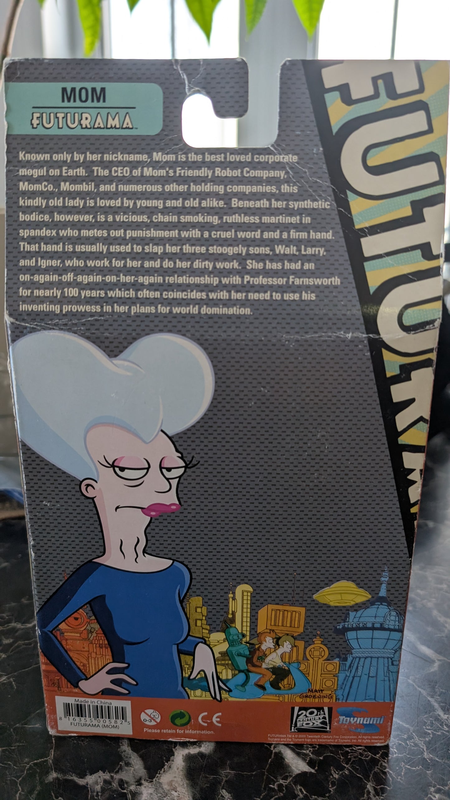 Futurama 2009 TOYNAMI Series MOM *Roberto Build-A-Bot* Action Figure NEW