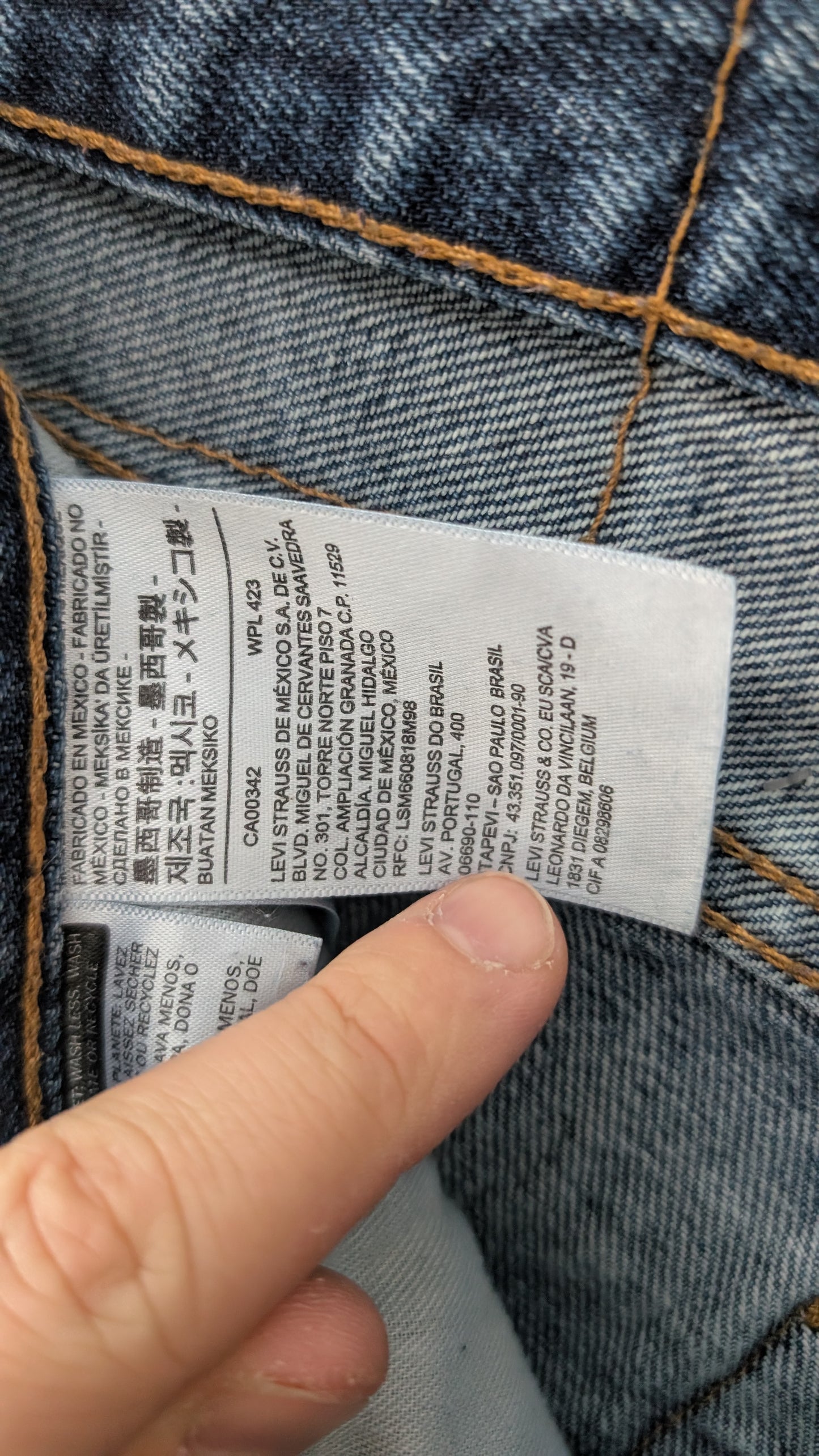 Levi’s 550 Relaxed Fit Jeans W32 L30 Blue Denim Original Riveted Pants