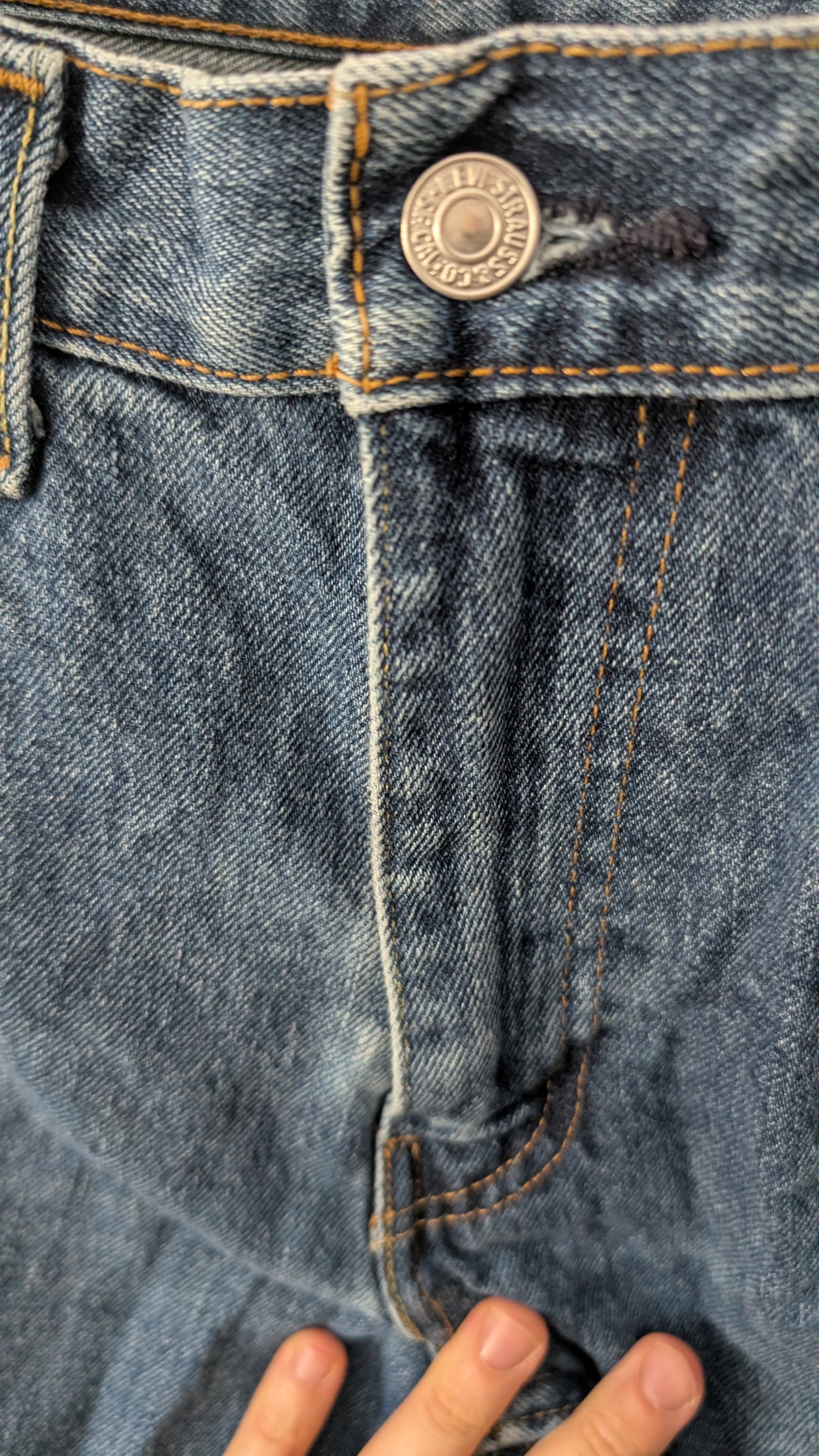 Levi’s 550 Relaxed Fit Jeans W32 L30 Blue Denim Original Riveted Pants